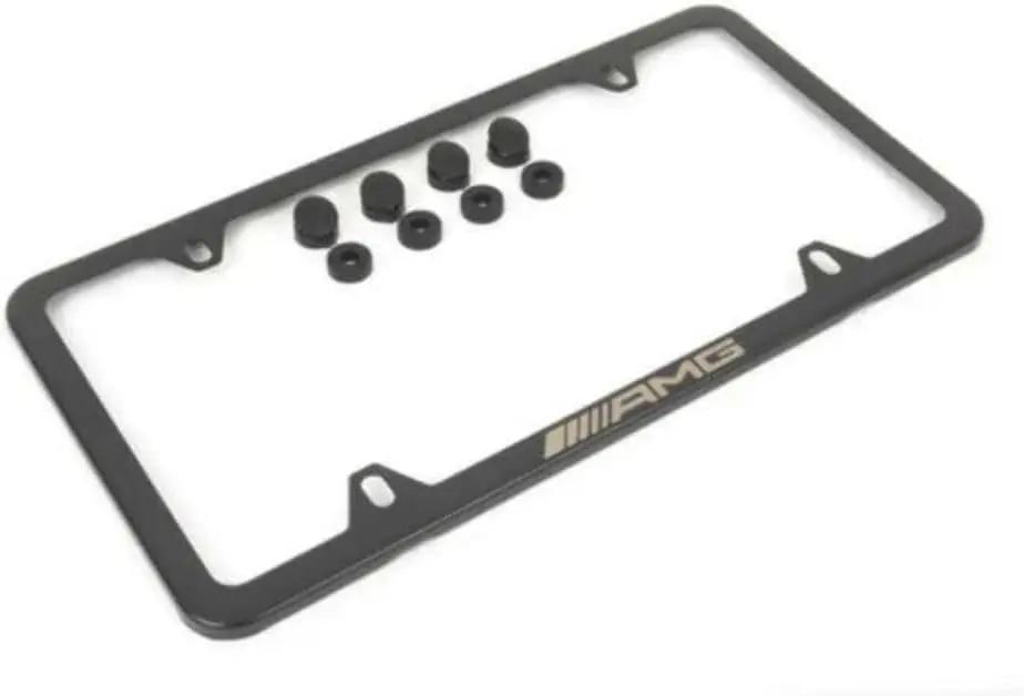 Mercedes Benz Genuine Q-6-88-0138 - AMG Slim LINE Frame; Black Powder Coat Fastpartz