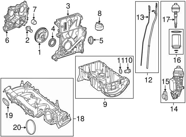 Mercedes-Benz 270 180 01 09, Engine Oil Filter Fastpartz
