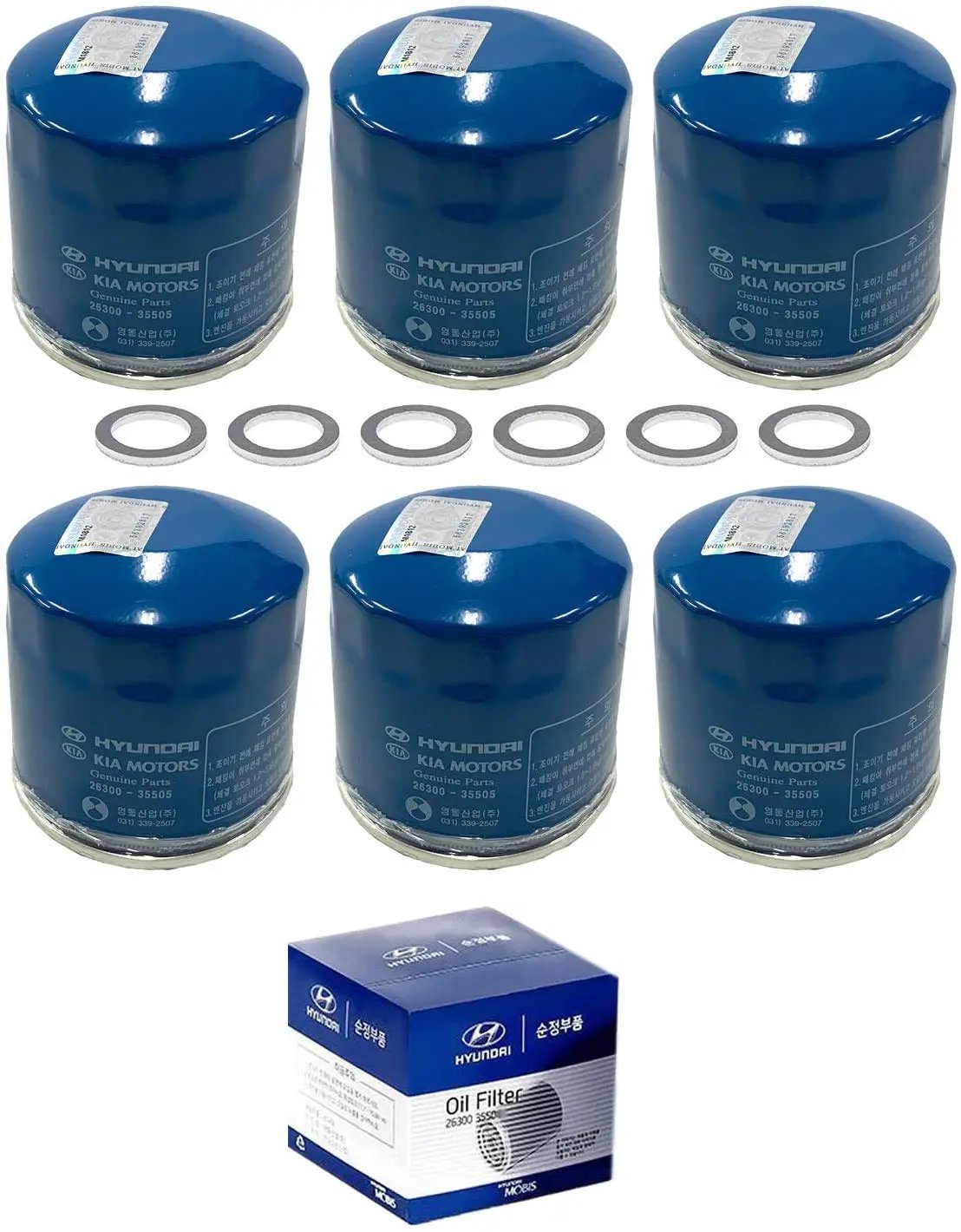 HYUNDAI Genuine 26300-35504 Oil Filter Fastpartz