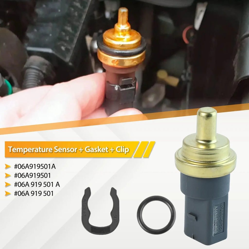 06A919501A Engine Coolant Temperature Sensor w/O-ring For Audi A3 A4 A5 A6 VW GOLF Seat Skoda 06A919501 06A 919 501A 06A 919 501 Yiyasu Store