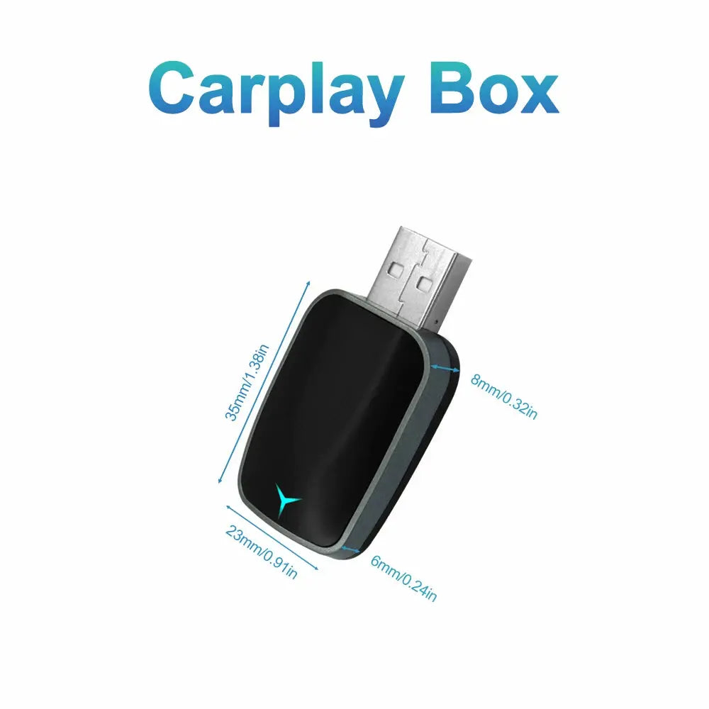 2025 NEW 2 In 1 Wireless Carplay AI Box Android Auto Plug And Play Applicable To Convert Original Car Wired Carplay To Wireless Renwoda Speciality Store