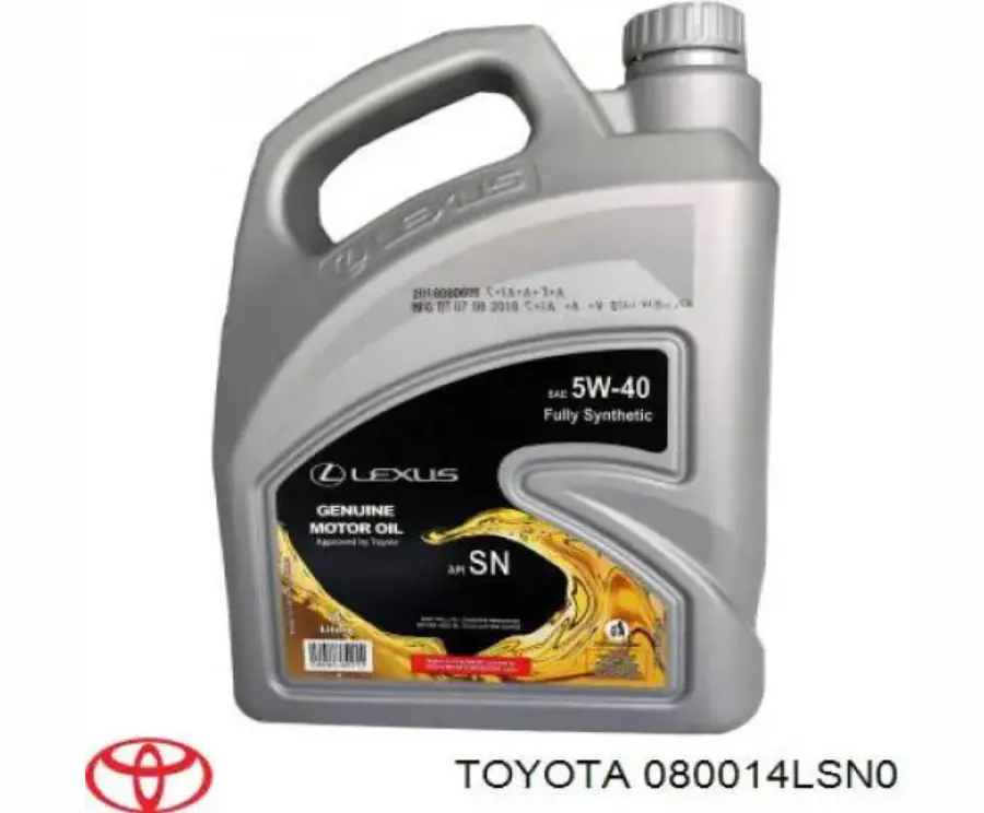 08001-4LSNO Toyota Motor Oil