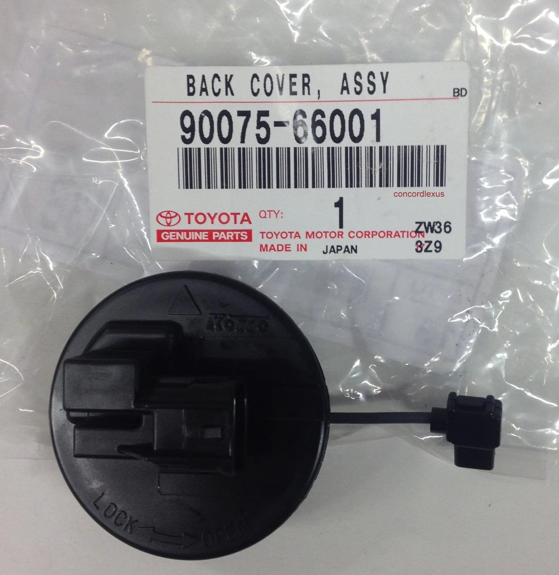 90075-66001 Toyota COVER(L),TOWING HOOK