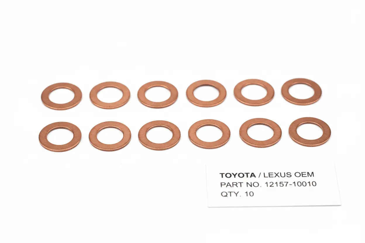 GENUINE Toyota Lexus OEM Differential Oil Drain Plug Gasket 12157-10010 [10 PCS]]