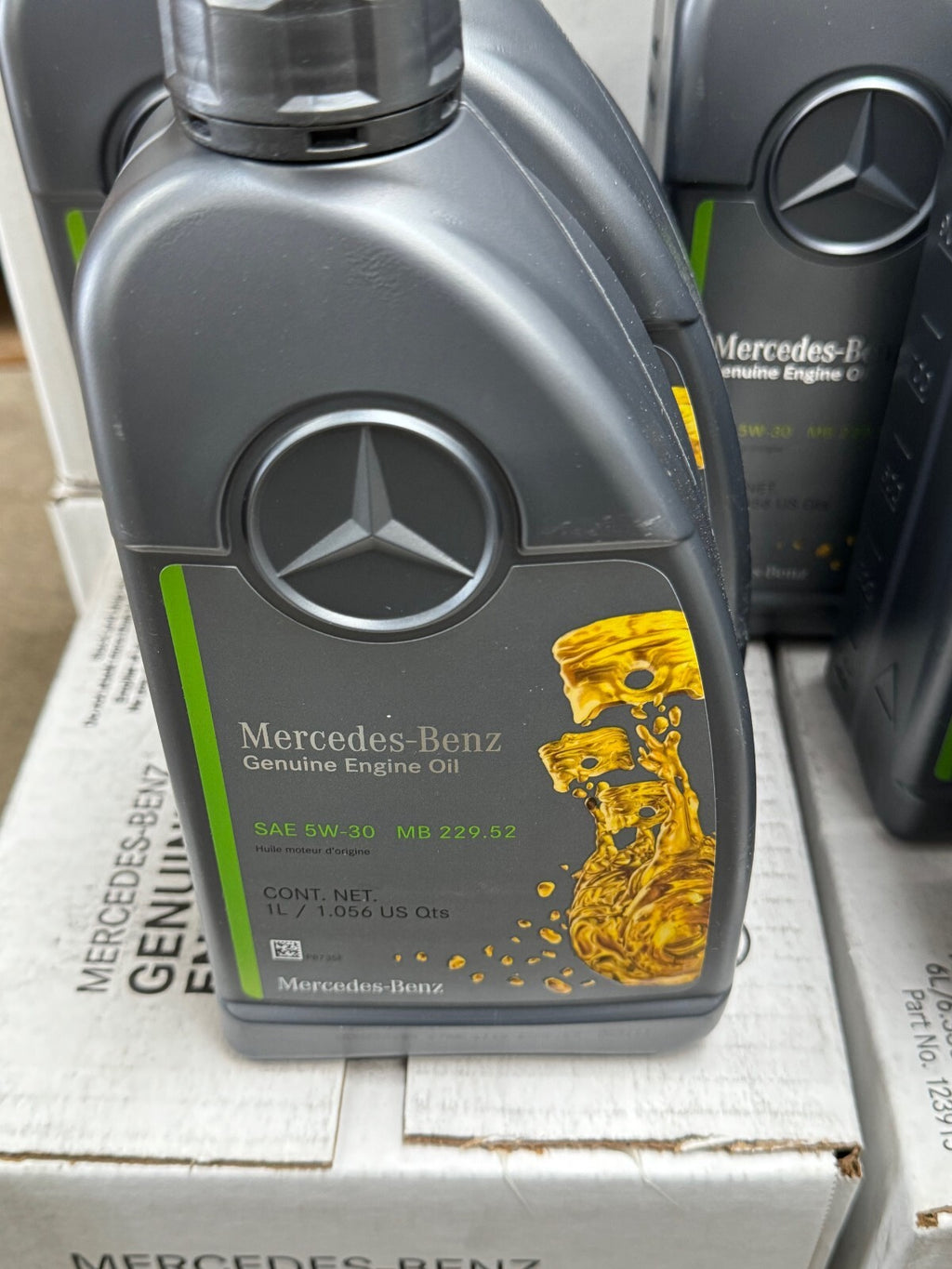 6L. Genuine Mercedes-Benz Engine Oil 5W-30 Synthetic 1.056 Quart 229.5 Certified