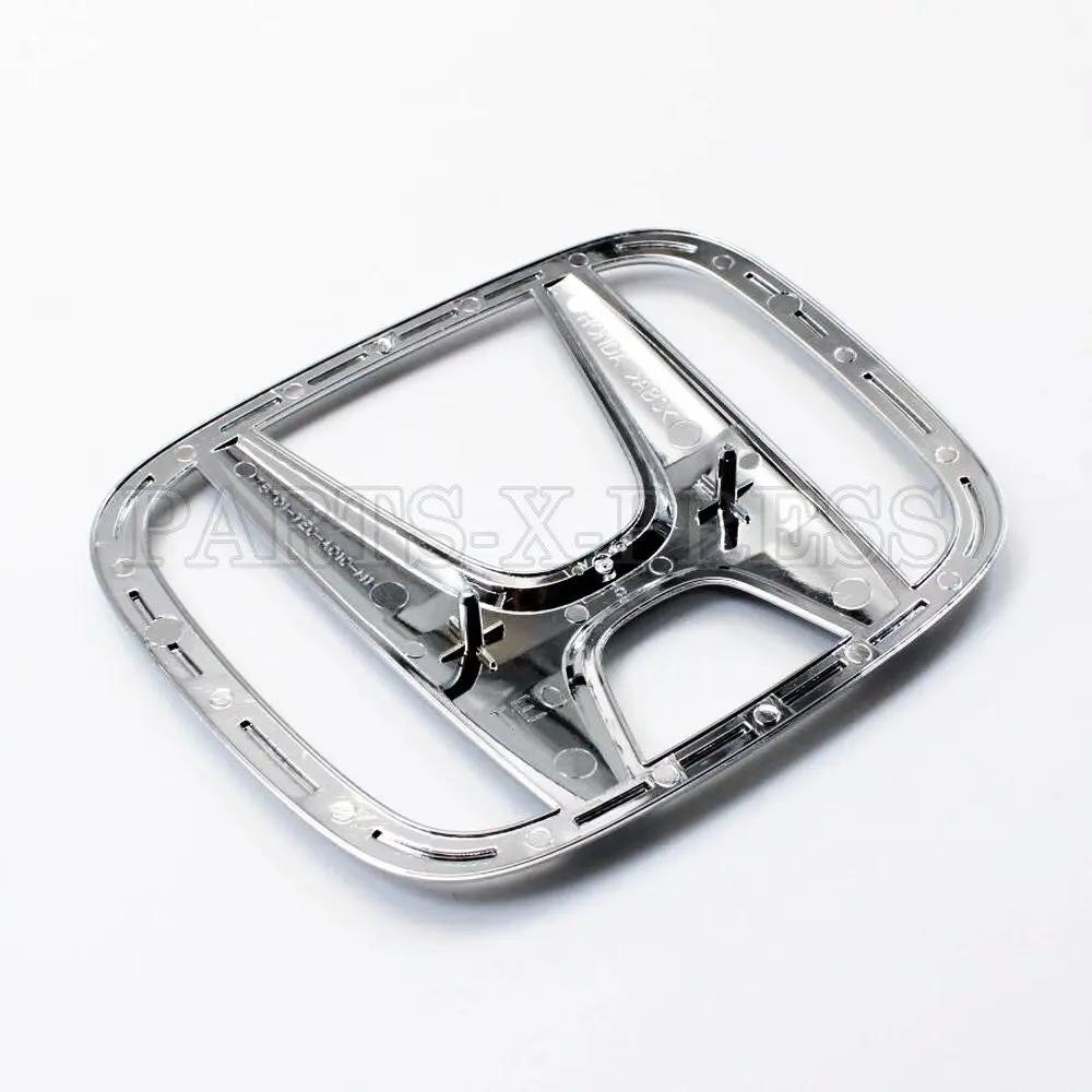 75700-TR0-000  OEM NEW GENUINE HONDA REAR / FRONT GRILLE EMBLEM BADGE SILVER “H” - Fastpartz