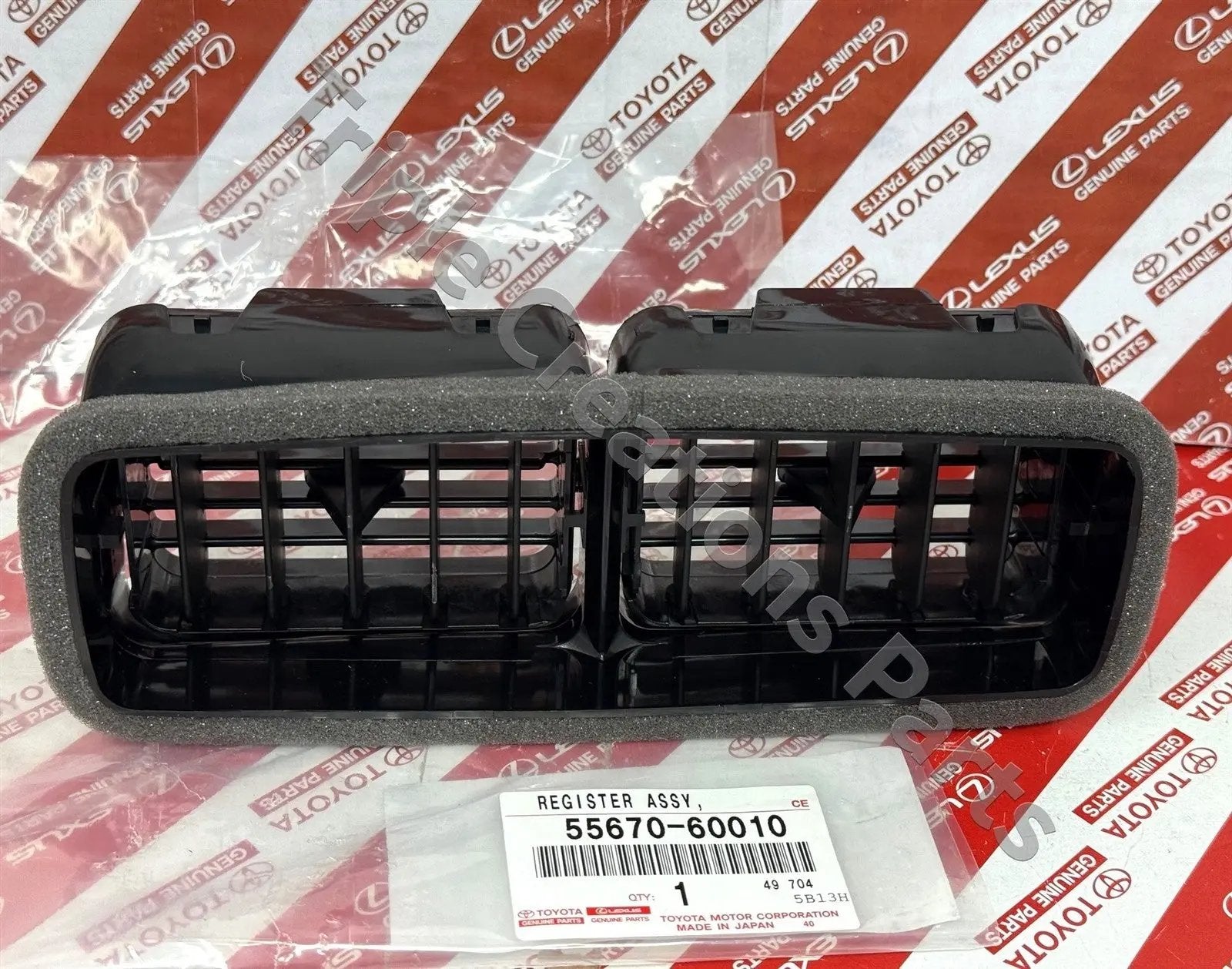 5567060010 Genuine Toyota Register Assy Instrument Panel No.3 55670-60010 OEM Fastpartz