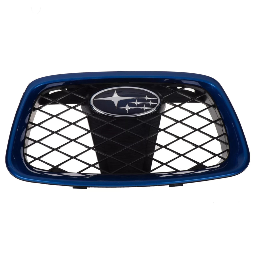 2006 2007 Subaru Impreza Front Center Grille Assembly Blue Mica 91121FE231PG WRX