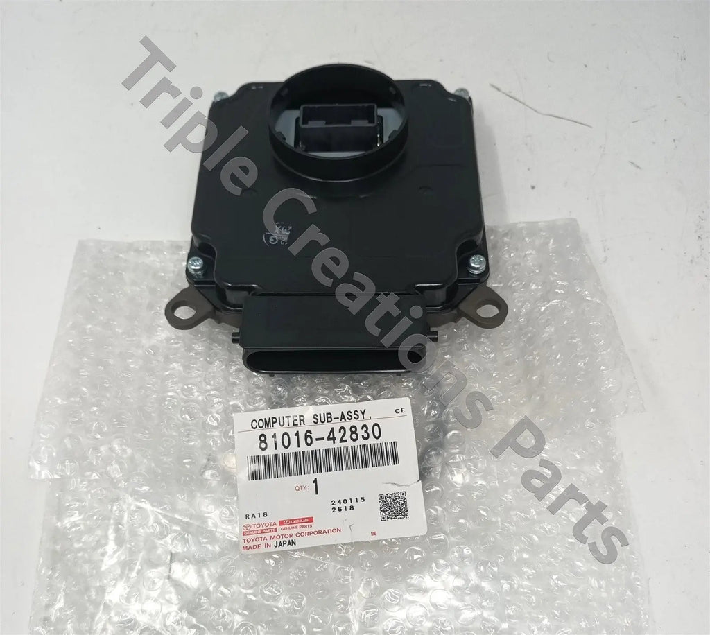 81016-42830 Toyota Headlamp Computer RH Genuine RAV4 2019–2022 New OEM Fastpartz