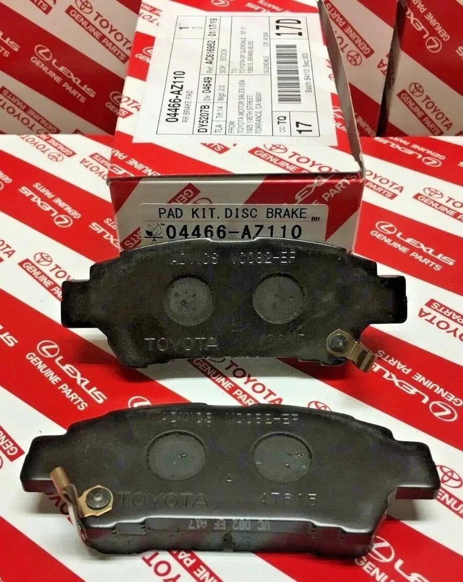 2003-2010 TOYOTA SIENNA REAR CERAMIC BRAKE PADS GENUINE OEM 04466-AZ210 Fastpartz