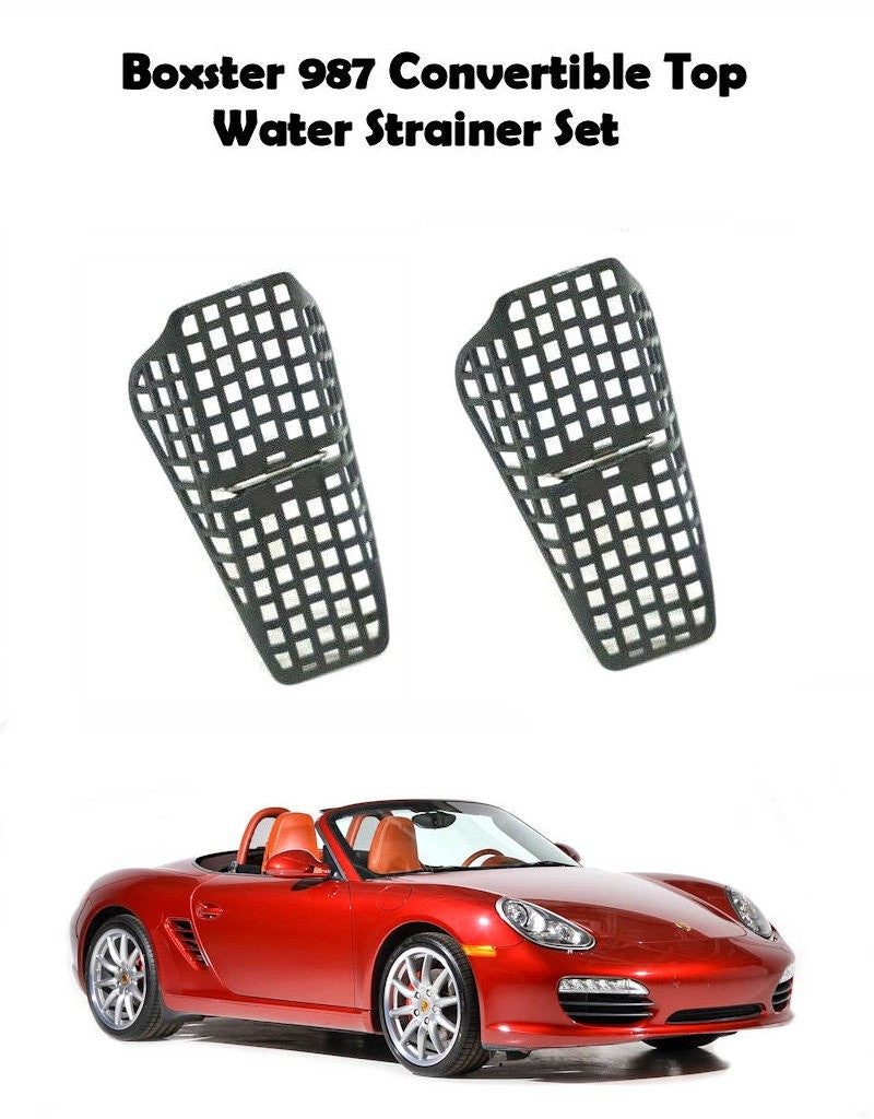 2005-2012 Porsche Boxster 987 Convertible Top Water Strainer SET 98756148700