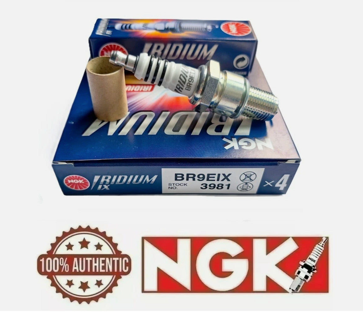 4 X New NGK IRIDIUM 3981 IX Resistor Performance Power Spark Plugs BR9EIX / 3981
