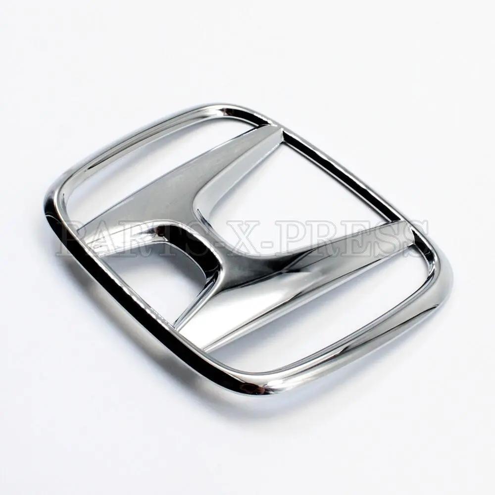 75700-TR0-000  OEM NEW GENUINE HONDA REAR / FRONT GRILLE EMBLEM BADGE SILVER “H” - Fastpartz