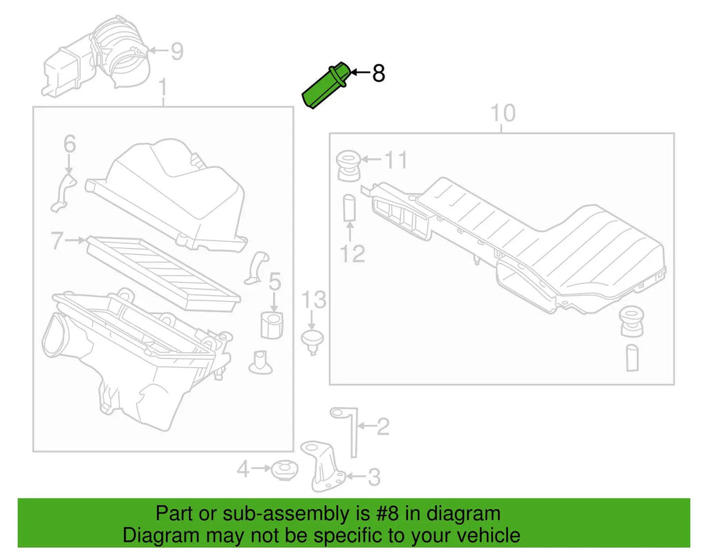 22680-3Va0A New Mass Air Flow Sensor For Rogue Altima Qx60 2.5L 3.5L 14-19 OEM Fastpartz