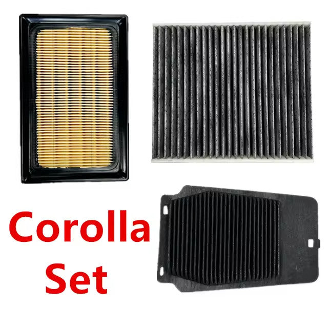3 Filter/Set Air Cabin and Battery Filter for TOYOTA COROLLA Hybrid/C-HR/PRIUS Fastpartz