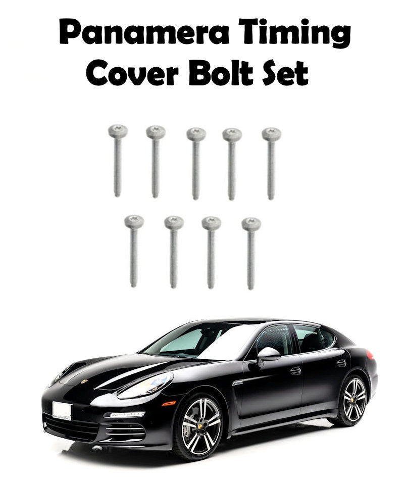 2010-2016 Genuine Porsche Panamera Timing Cover Aluminum Bolt SET (6 X 55mm)