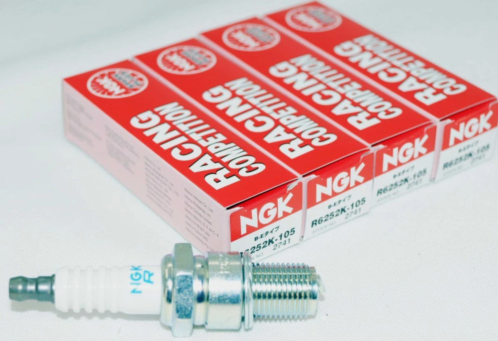 4-PACK R4118S-9 - NGK Spark Plugs Sparkplugs - Type : Racing - R4118S9 No. 3245