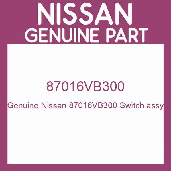 87016Vb300 Genuine Nissan Switch Assy-Front Seat RH 87016-Vb300 OEM Fastpartz
