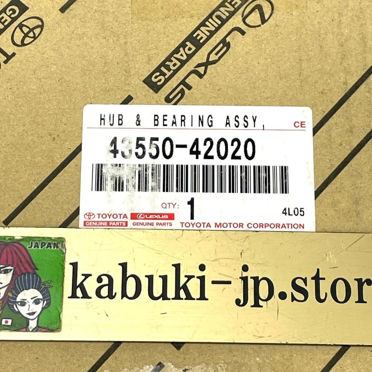 Toyota Genuine 43550-42020 RAV4 09-18 Front Wheel Bearing and Hub OEM Car Parts Fastpartz