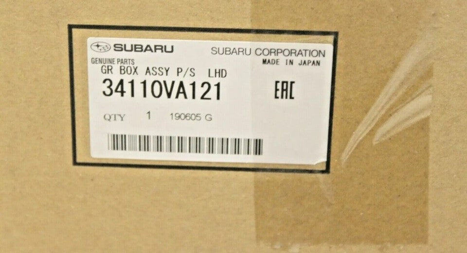 2015-2017 Subaru WRX & STI Steering Gear Rack and Pinion 34110VA121 Genuine OEM