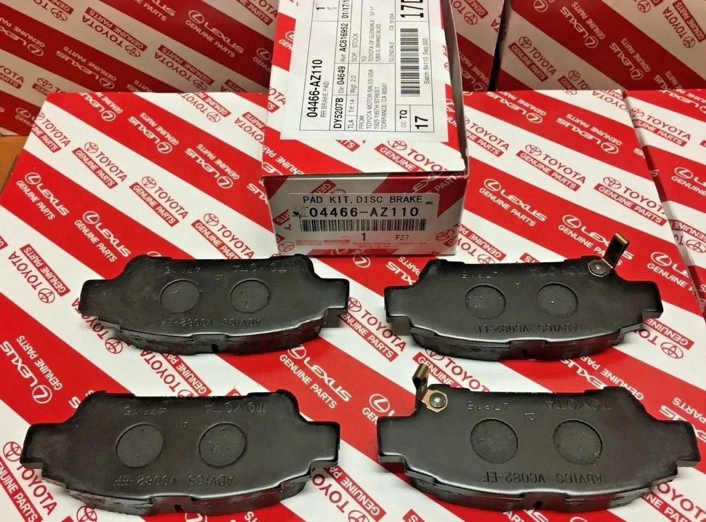 2003-2010 TOYOTA SIENNA REAR CERAMIC BRAKE PADS GENUINE OEM 04466-AZ210 Fastpartz