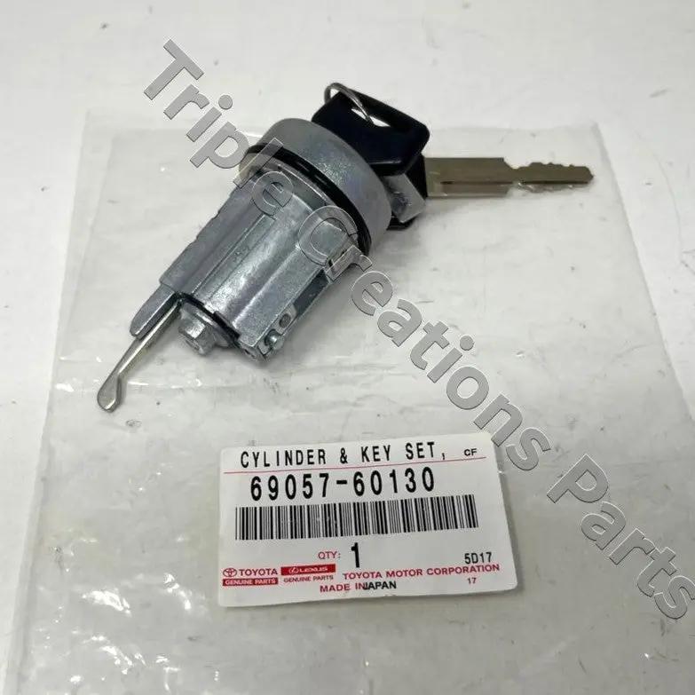69057-60130 Toyota Land Cruiser Bj73 Ignition Switch Lock Cylinder & Key Set OEM Fastpartz