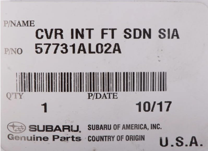 2015-2017 Subaru Legacy Front Bumper Lower Grille Intake Cover Genuine OEM