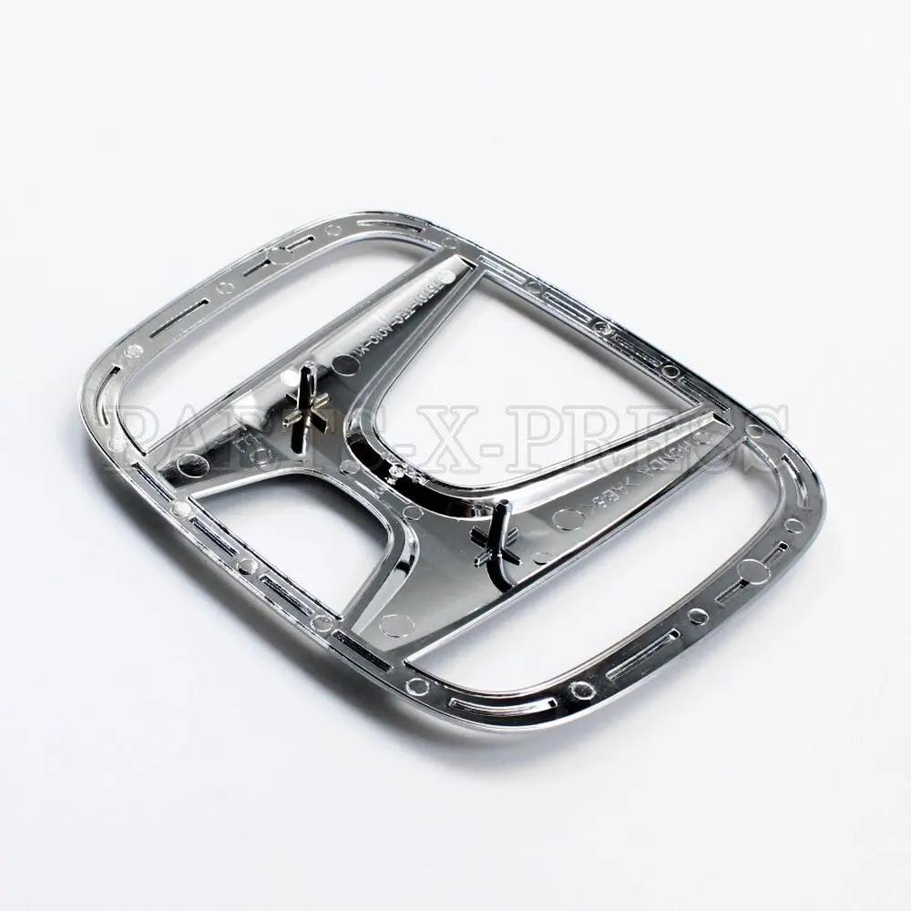 75700-TR0-000  OEM NEW GENUINE HONDA REAR / FRONT GRILLE EMBLEM BADGE SILVER “H” - Fastpartz