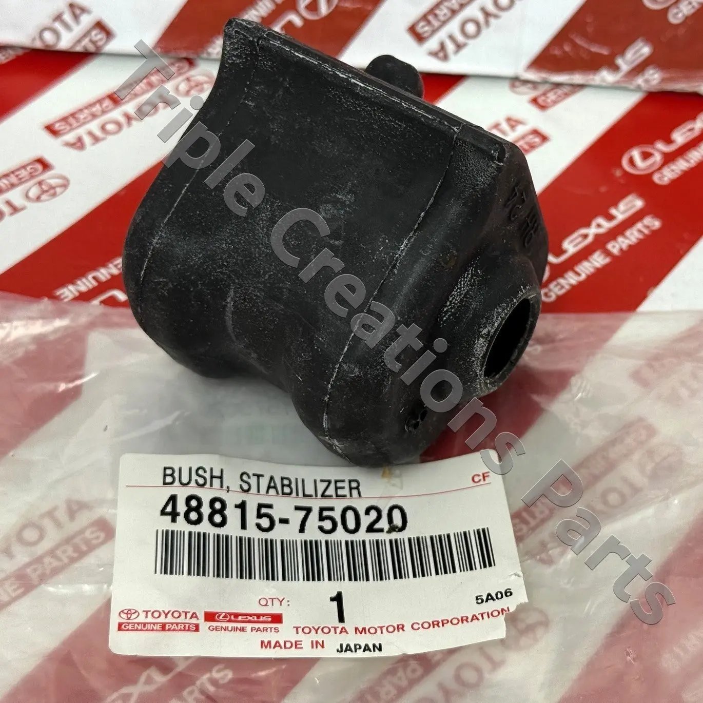 4881575020 Genuine Toyota Bush, Front Stabilizer Bar, RH 48815-75020 Fastpartz