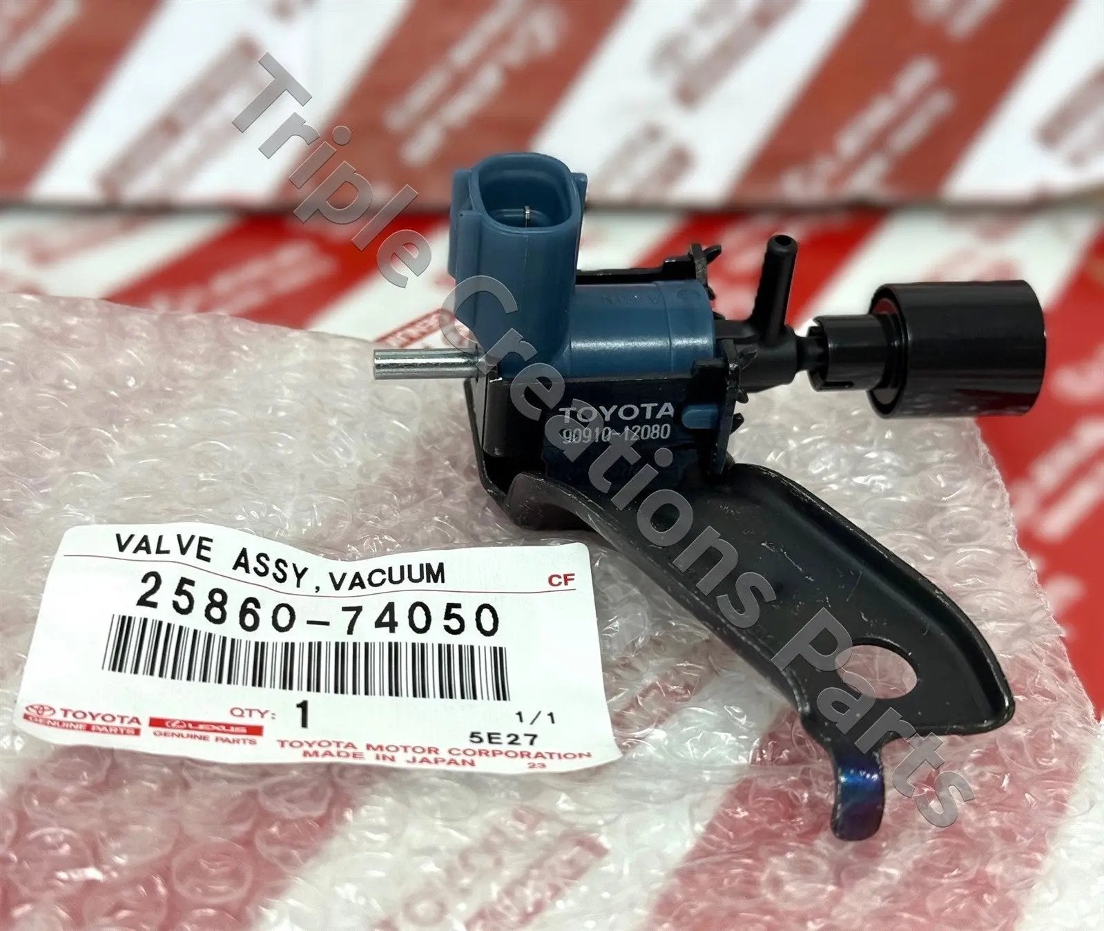2586074050 Genuine Toyota Valve Assy Vacuum Switching No.1 25860-74050 OEM Fastpartz