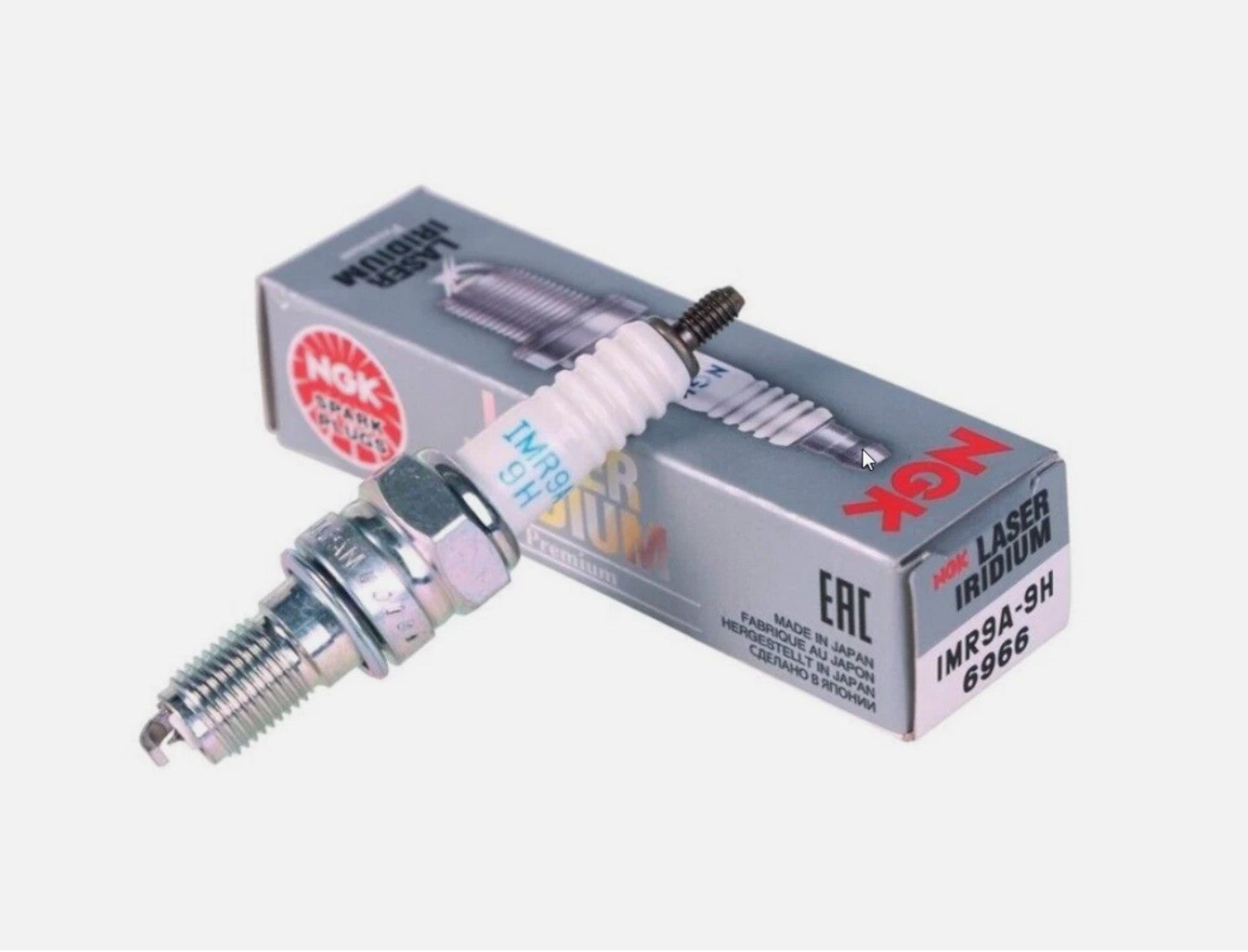 NGK 2-PACK 6966 LASER IRIDIUM PREMIUM SPARK PLUG IMR9A-9H QTY-2