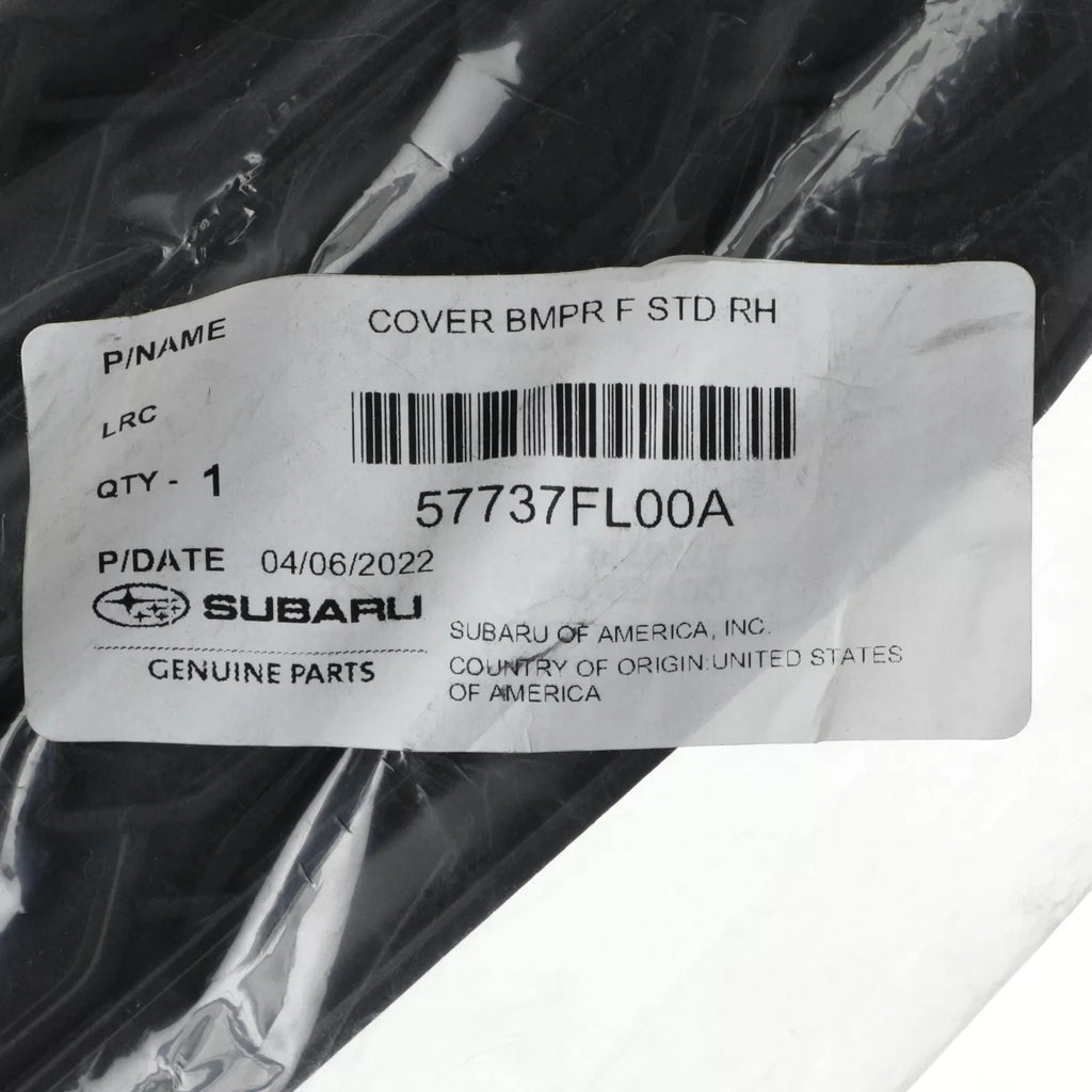2020-2023 Impreza Front Bumper Fog Lamp Bezel Passenger Side 57737FL00A Genuine