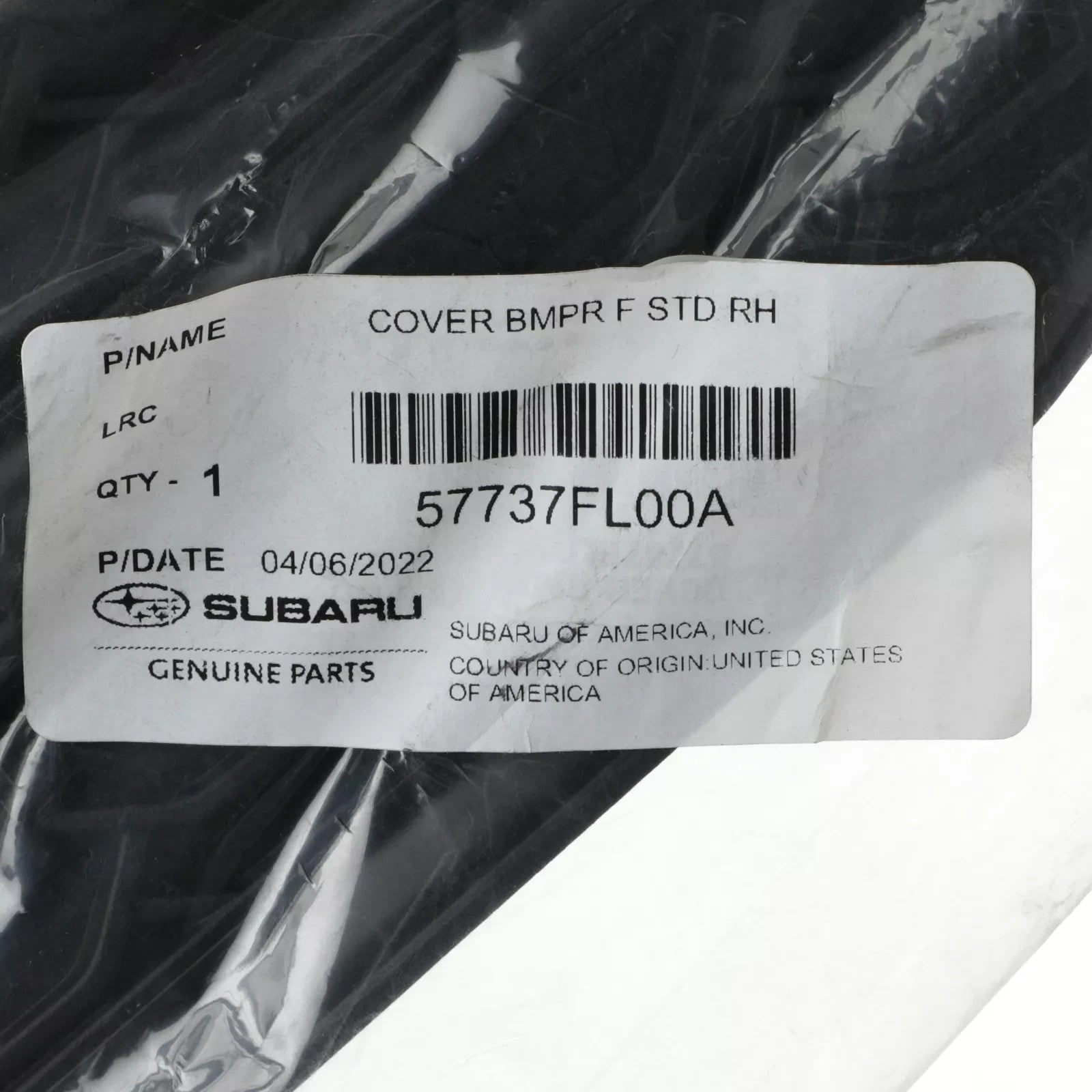 2020-2023 Impreza Front Bumper Fog Lamp Bezel Passenger Side 57737FL00A Genuine