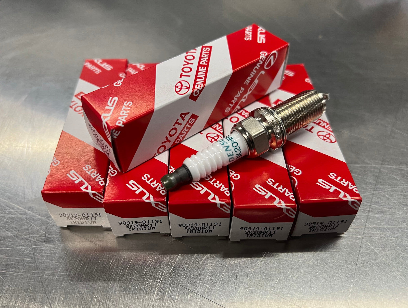 6x OEM GENUINE TOYOTA 1GR-FE 4.0L V6 IRIDIUM SPARK PLUG SET OF 6 90919-01191 Fastpartz