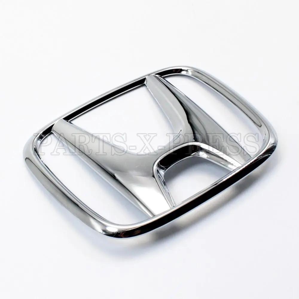 75700-TR0-000  OEM NEW GENUINE HONDA REAR / FRONT GRILLE EMBLEM BADGE SILVER “H” - Fastpartz