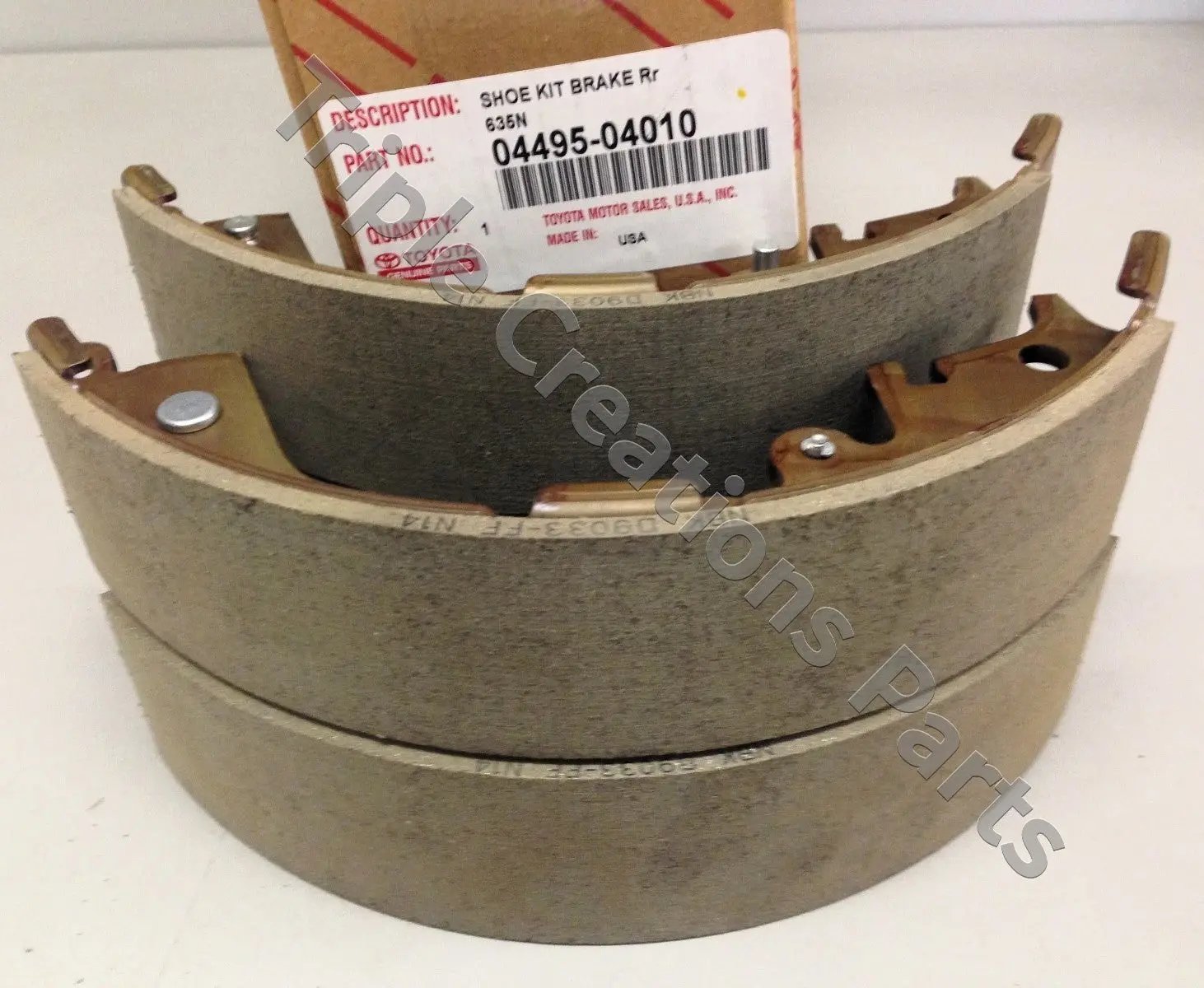 04495-04010 GENUINE Toyota 2005-2023 Tacoma Factory OEM Rear Brake Shoes Set Fastpartz
